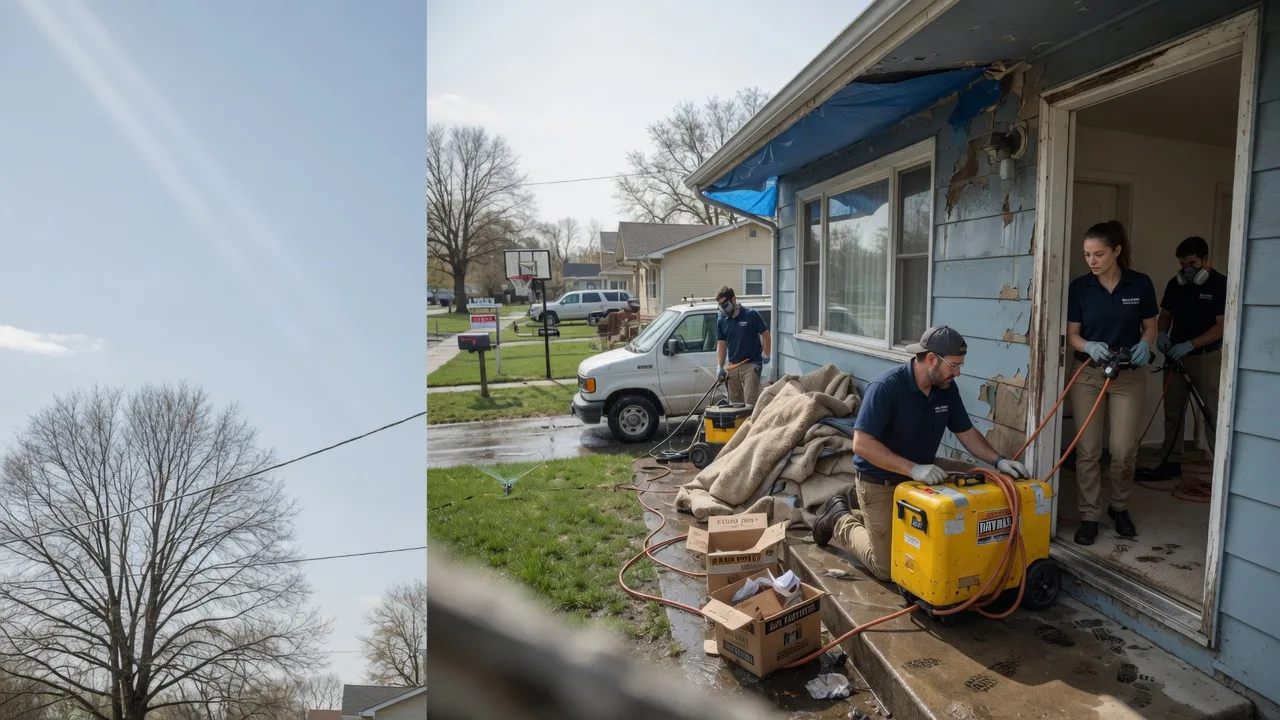 Basement Flood Cleanup in Belleville, WI near me
